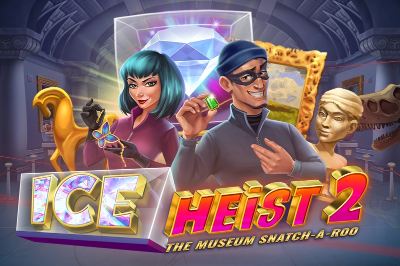 Game image: Ice Heist 2: The Museum Snatch-a-Roo by IGT
