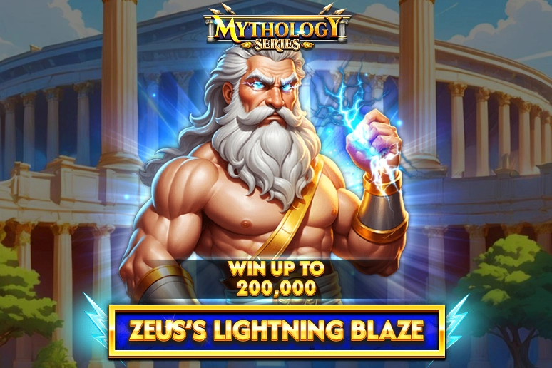 Game image: Zeus's Lightning Blaze by Spinomenal