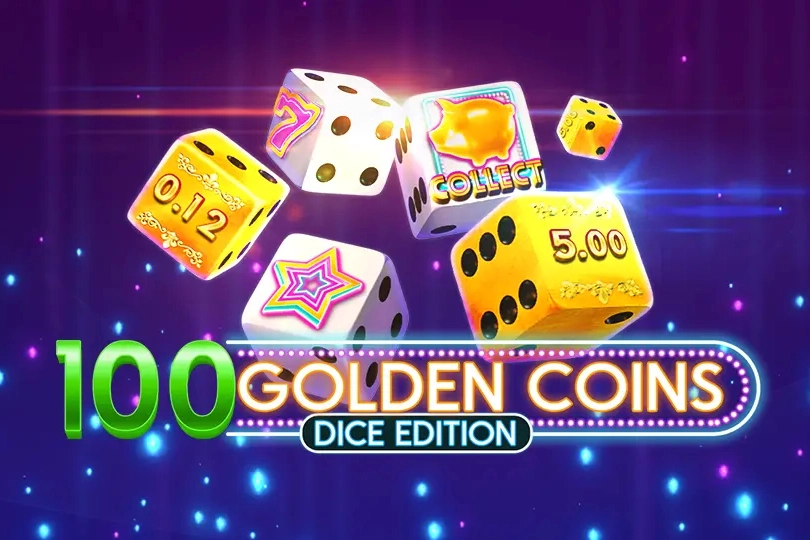 Game image: 100 Golden Coins Dice Edition by Amusnet