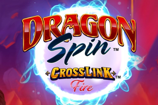Game image: Dragon Spin CrossLink Fire by Light & Wonder