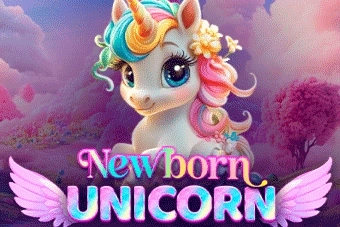Game image: Newborn Unicorn by SlotoLand