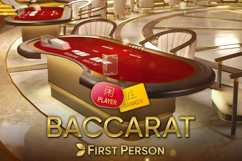 Game image: First Person Baccarat by Evolution