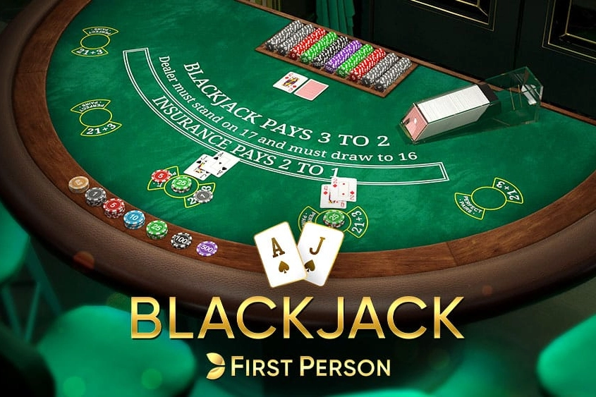 Game image: First Person Blackjack by Evolution