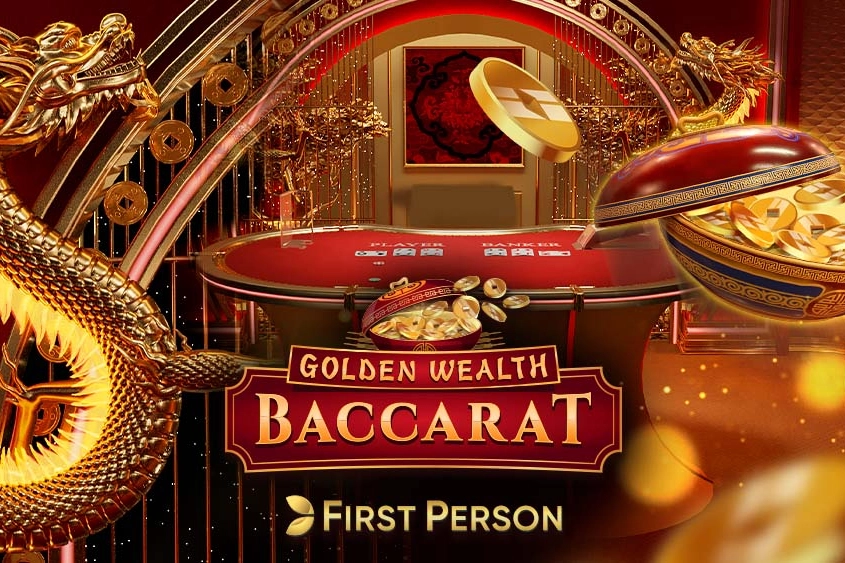 Game image: First Person Golden Wealth Baccarat by Evolution