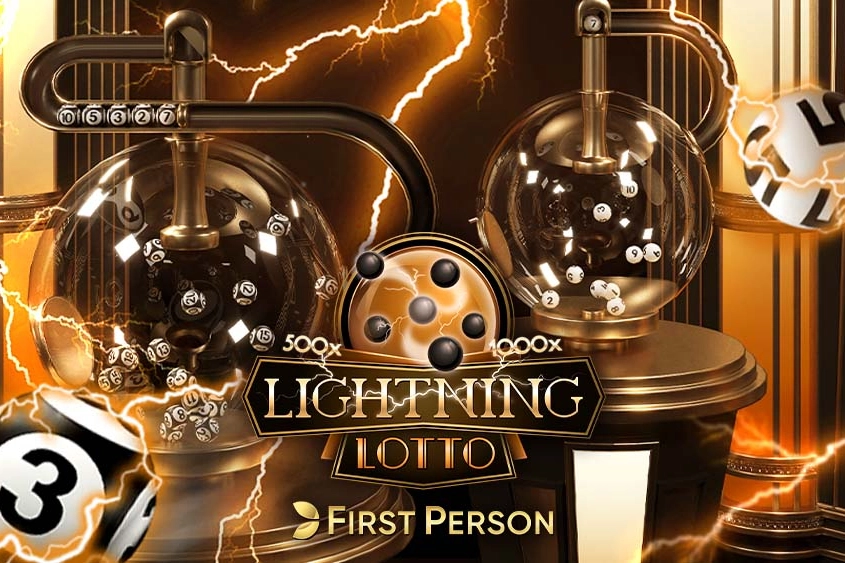 Game image: First Person Lightning Lotto by Evolution