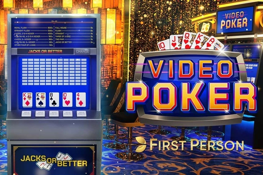 Game image: First Person Video Poker by Evolution