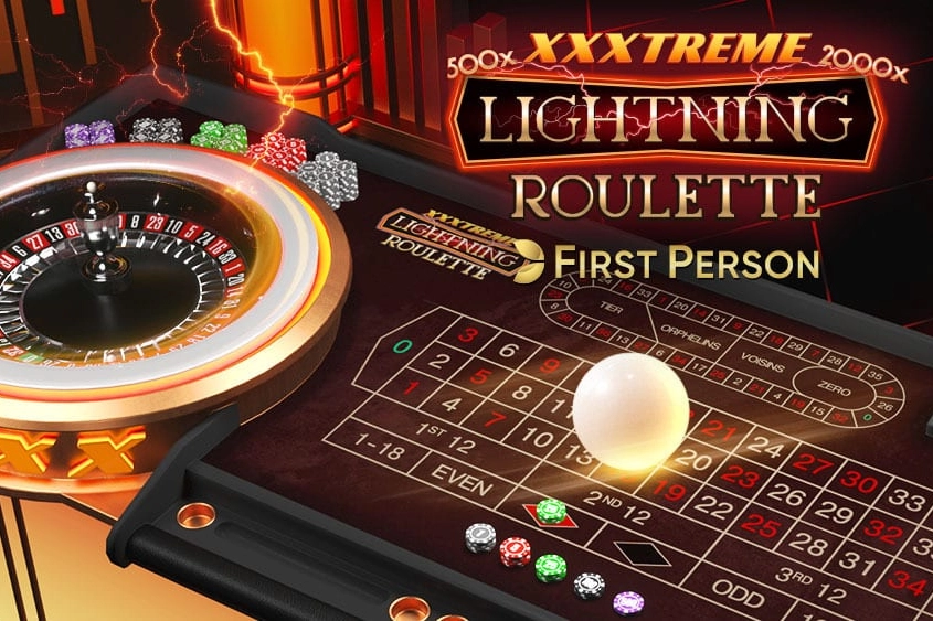 Game image: First Person XXXtreme Lightning Roulette by Evolution