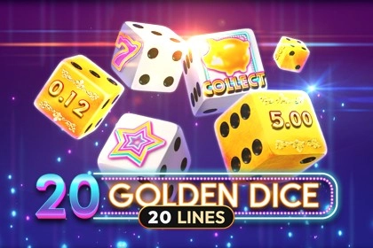 Game image: 20 Golden Dice by Amusnet