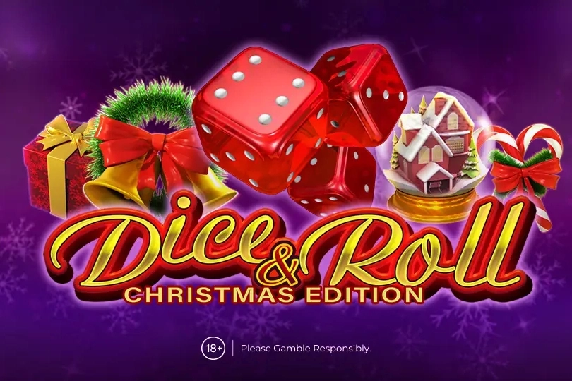 Game image: Dice & Roll - Christmas Edition by Amusnet