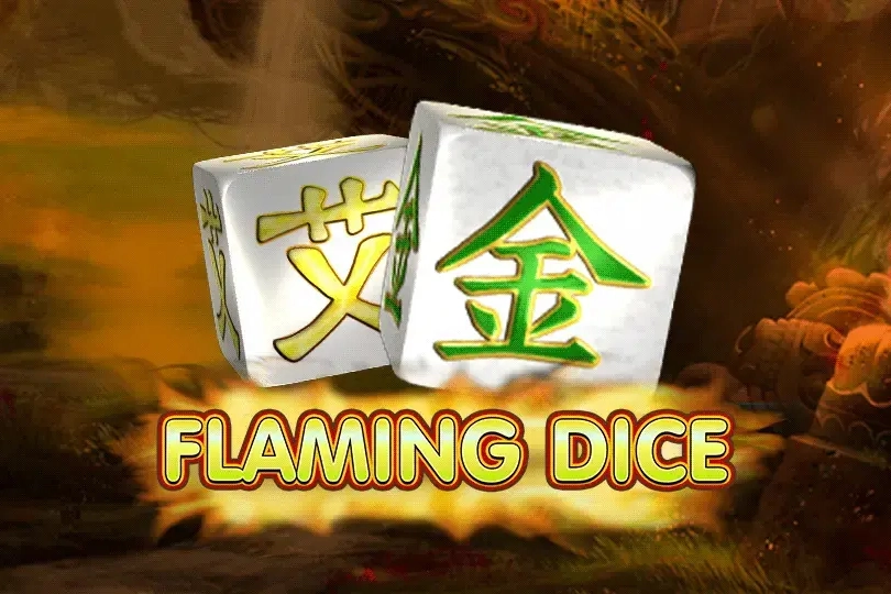 Game image: Flaming Dice by Amusnet