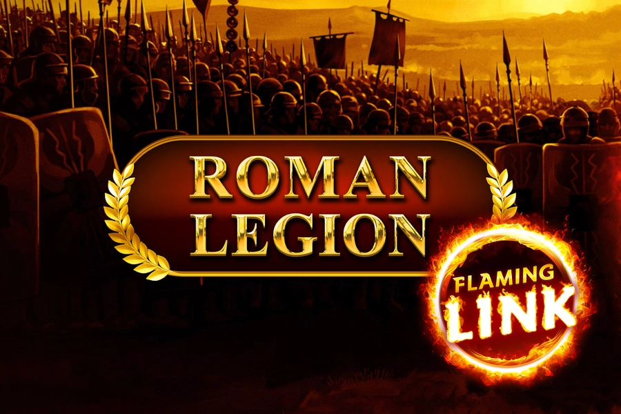 Game image: Roman Legion Flaming Link by Gamomat