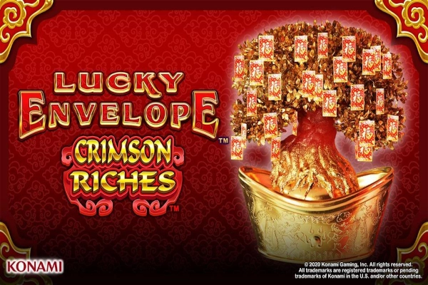 Game image: Lucky Envelope Crimson Riches by Konami