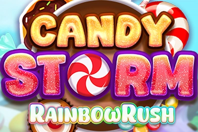 Game image: Candy Storm Rainbow Rush by Manna Play