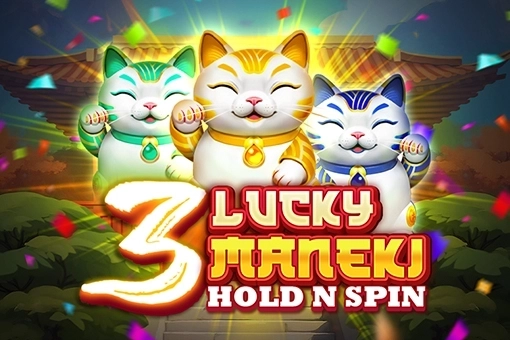 Game image: 3 Lucky Maneki Hold N Spin by Wizard Games