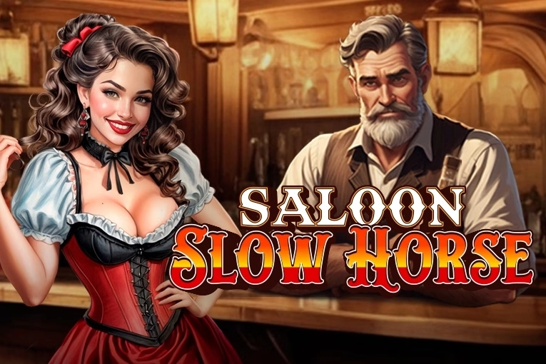 Game image: Saloon Slow Horse by SlotoLand