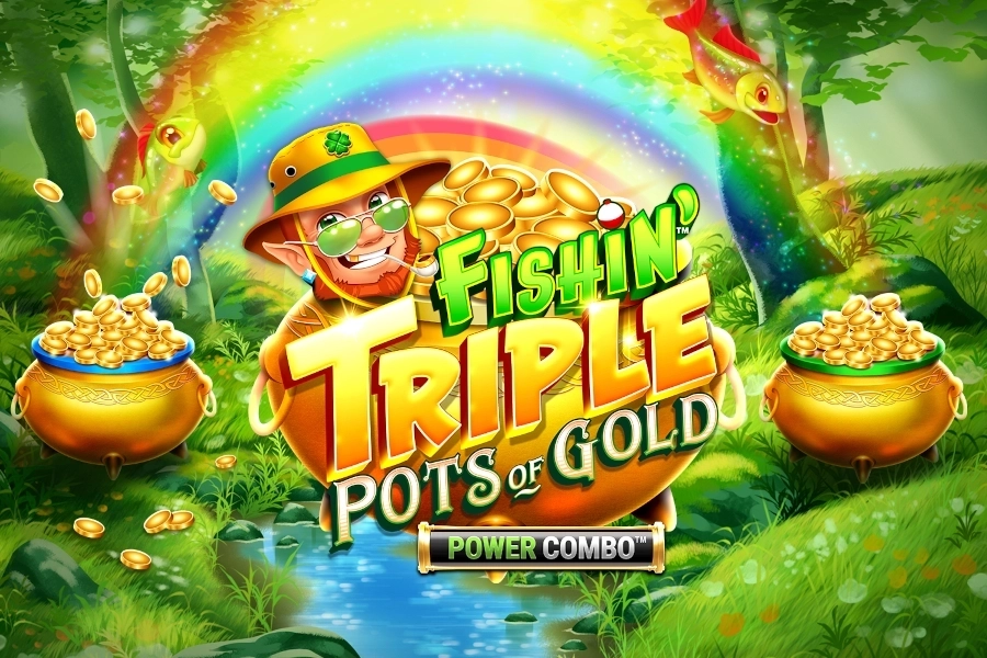 Game image: Fishin' Triple Pots of Gold Power Combo by Gameburger Studios