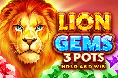 Game image: Lion Gems 3 Pots: Hold and Win by Playson