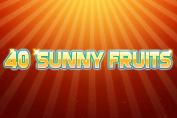 Game image: 40 Sunny Fruits by The Better Platform
