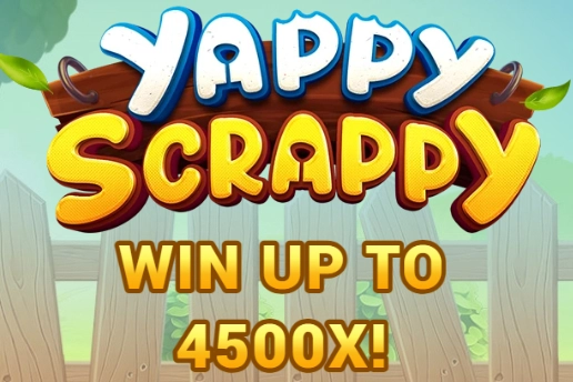 Game image: Yappy Scrappy by Slotopia