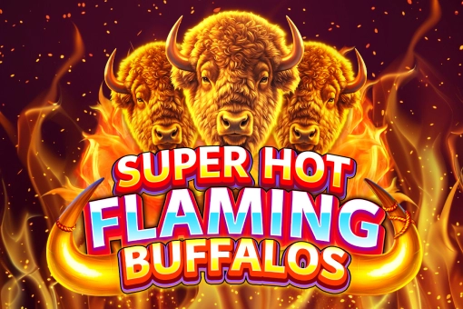 Game image: Super Hot Flaming Buffalos by Spinberry