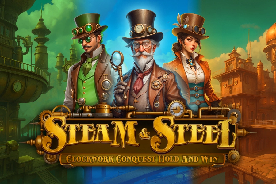 Game image: Steam & Steel - Clockwork Conquest by CasinoWebScripts