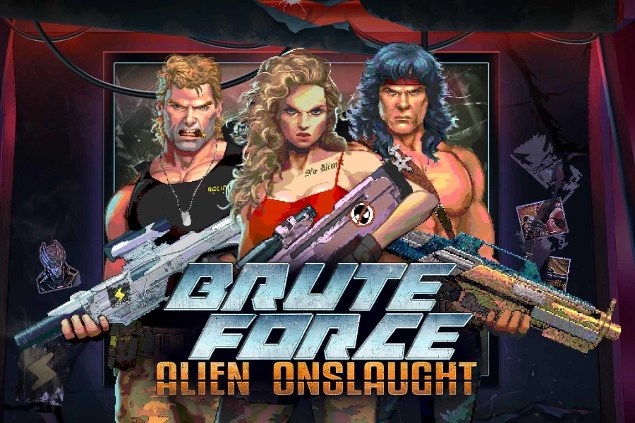 Game image: Brute Force Alien Onslaught by Nolimit City