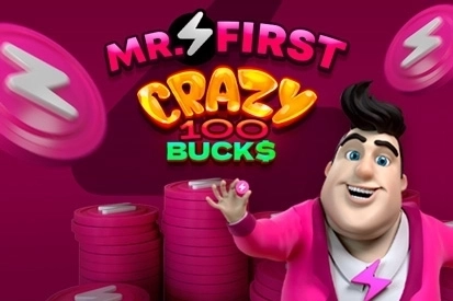 Game image: Mr. First Crazy 100 Bucks by 7777 gaming