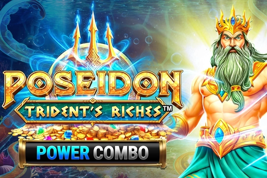 Game image: Poseidon: Trident's Riches Power Combo by Infinity Dragon Studios