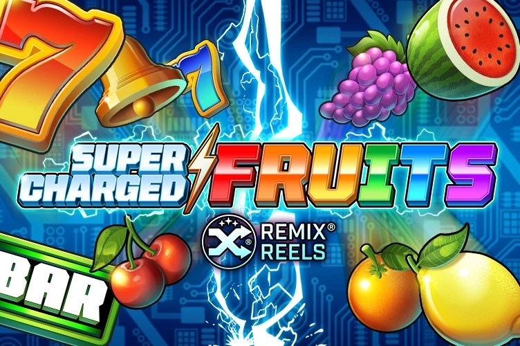 Game image: Super Charged Fruits by Rogue
