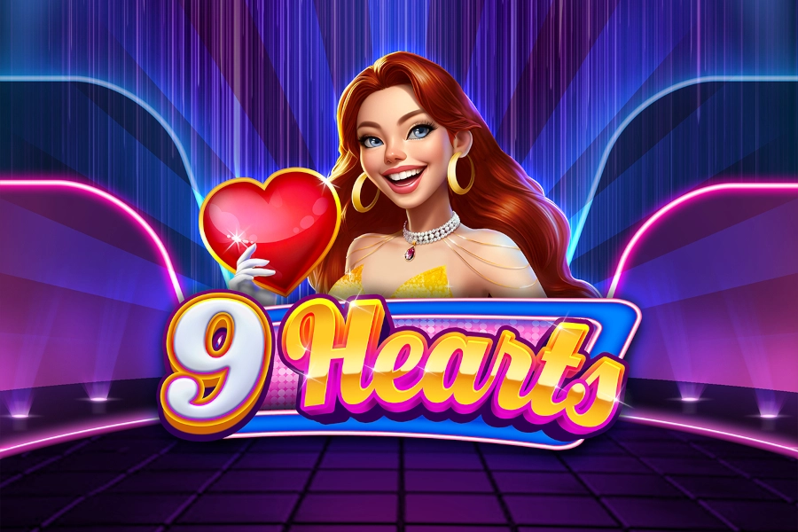 Game image: 9 Hearts by Greentube