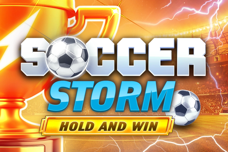 Game image: Soccer Storm Hold and Win by Kalamba Games