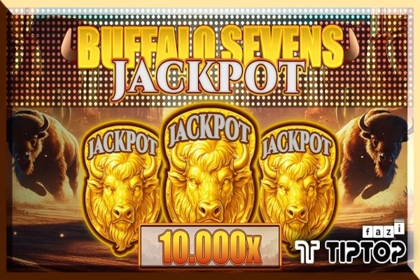 Game image: Buffalo Sevens Jackpot by Tiptop