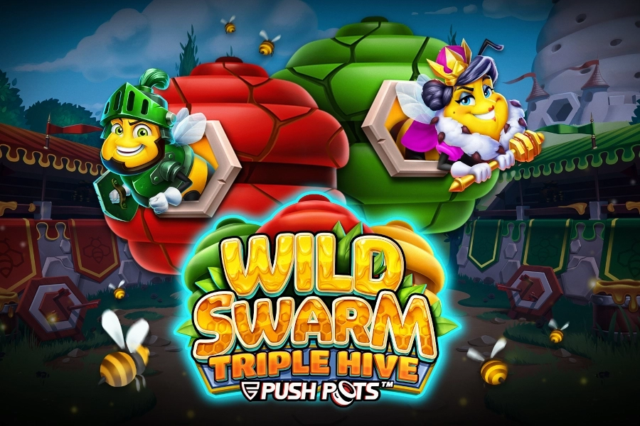 Game image: Wild Swarm Triple Hive by Push Gaming