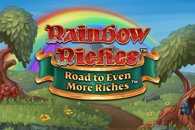 Game image: Rainbow Riches Road to Even More Riches by Light & Wonder