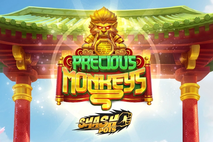 Game image: Precious Monkeys Smash Pots by RAW iGaming