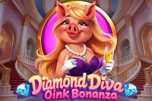 Game image: Diamond Diva Oink Bonanza by Microgaming