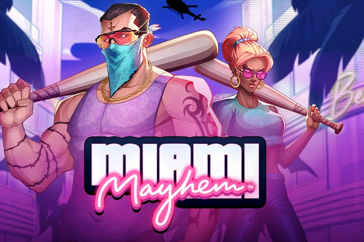 Game image: Miami Mayhem by Hacksaw Gaming