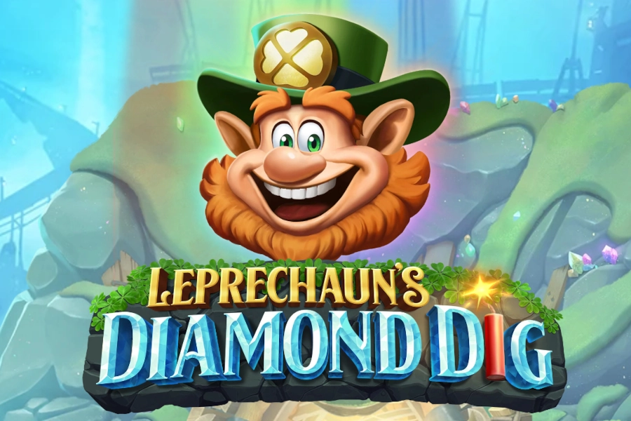 Game image: Leprechaun's Diamond Dig by Play'n GO