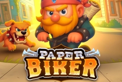 Game image: Paper Biker by Bullshark Games