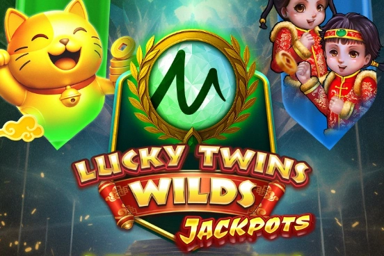 Game image: Lucky Twins Wilds Jackpots by Microgaming