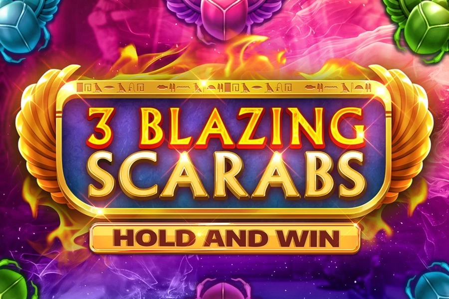 Game image: 3 Blazing Scarabs Hold and Win by Kalamba Games