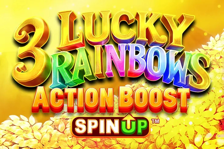 Game image: 3 Lucky Rainbows Action Boost SpinUP by SpinPlay Games