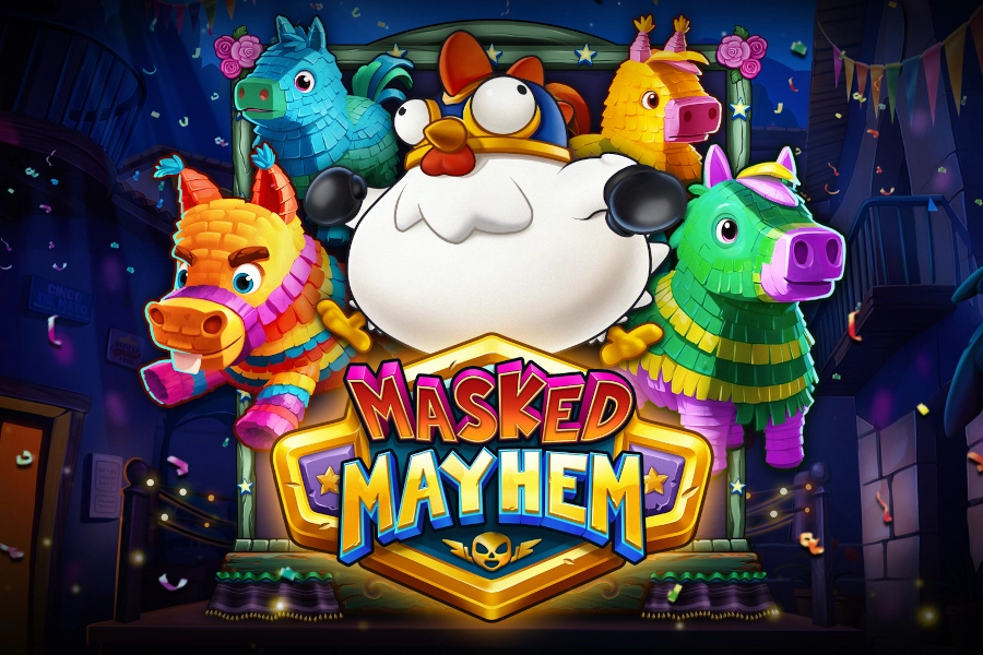 Game image: Masked Mayhem by Push Gaming