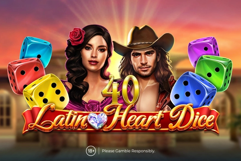 Game image: Latin Heart Dice by Amusnet