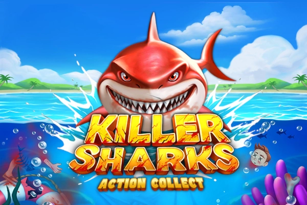 Game image: Killer Sharks: Action Collect by Four Leaf Gaming
