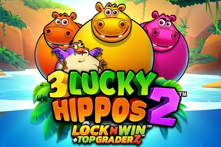 Game image: 3 Lucky Hippos 2 by PearFiction