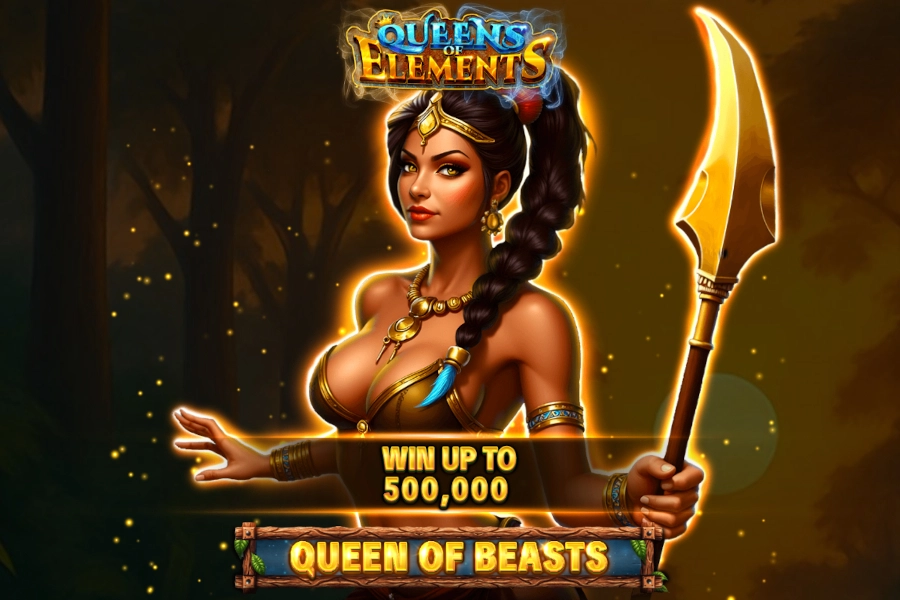 Game image: Queen of Beasts by Spinomenal