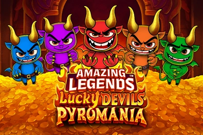 Game image: Amazing Legends Lucky Devils Pyromania by SpinPlay Games