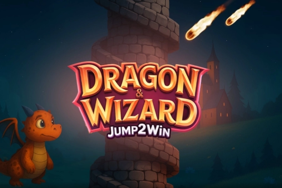 Game image: Dragon & Wizard Jump2Win by Blitzcrown