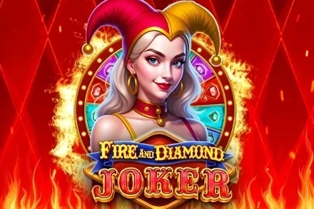 Game image: Fire and Diamond Joker by Microgaming
